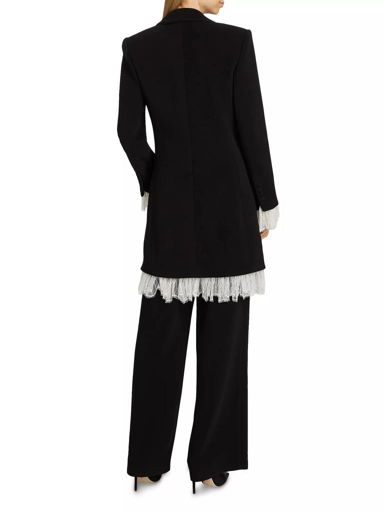 Cinq à Sept Roxie Lace-Trim Tailored Coat 5