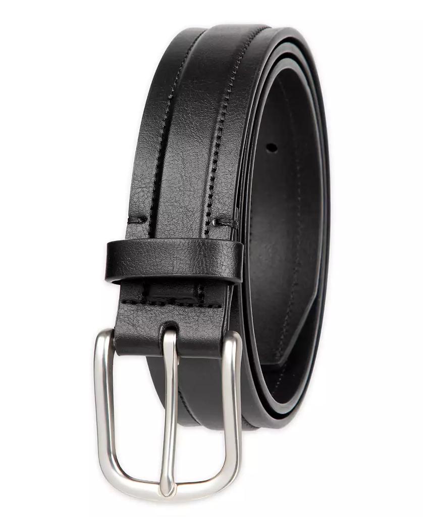 Club Room Men's Cut Edge Trapunto Stitched Casual Belt