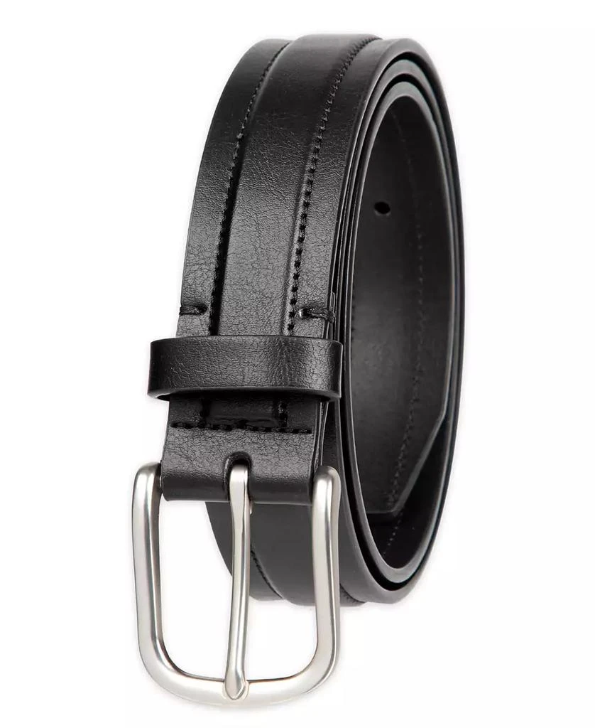 Club Room Men's Cut Edge Trapunto Stitched Casual Belt 2