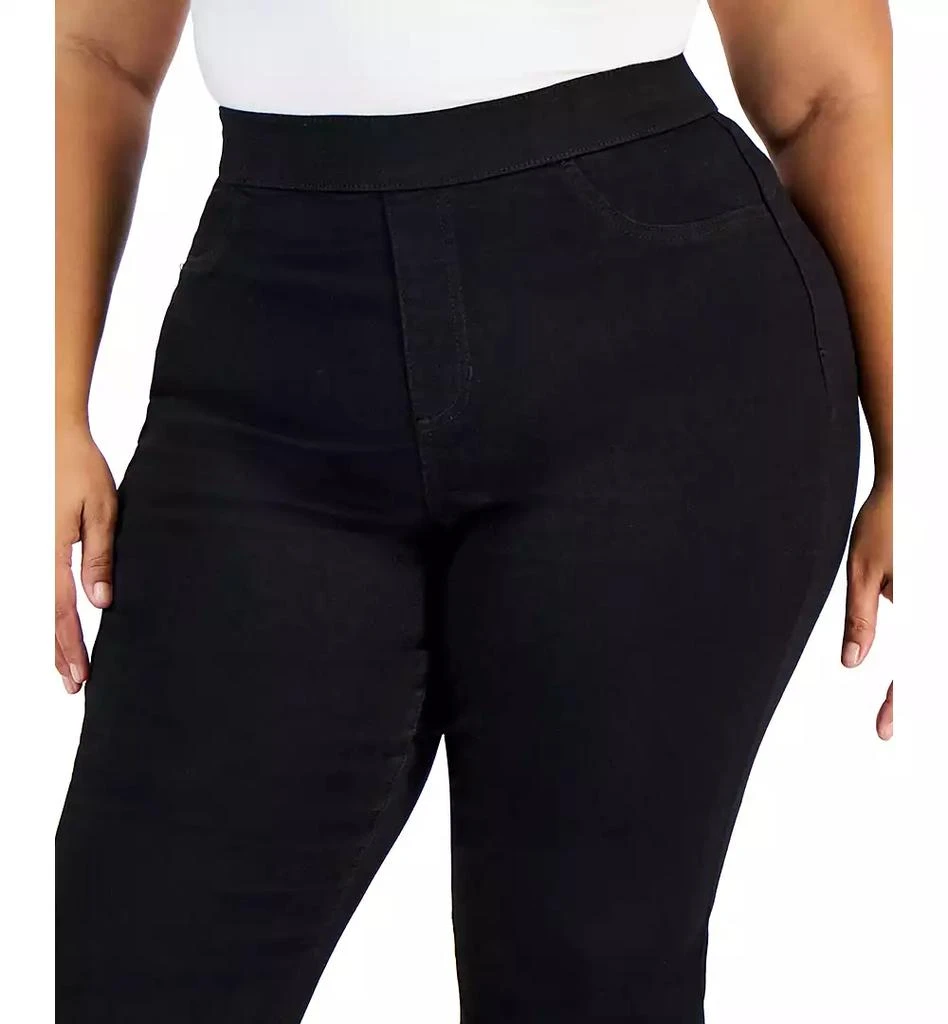 Celebrity Pink Trendy Plus Size Curvy Pull-On Flare-Leg Jeans 5