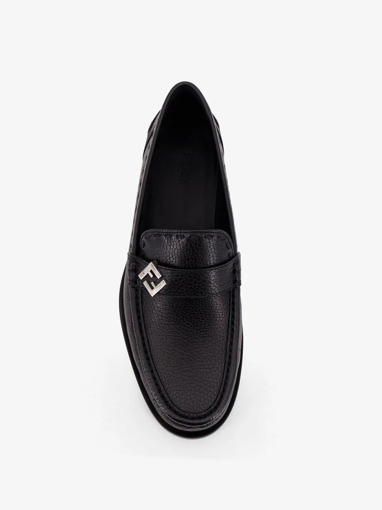 Fendi FF Metal leather loafers 6