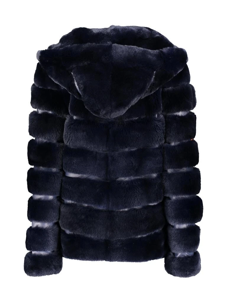 WOLFIE FURS Made For Generationsâ„¢ Reversible Hooded Shearling Jacket 2