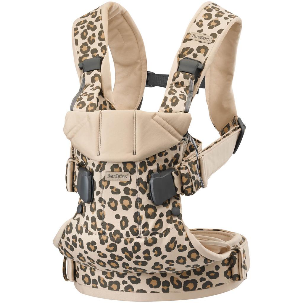 BABYBJÖRN BABYBJÖRN One Cotton Baby Carrier - Beige Leopard