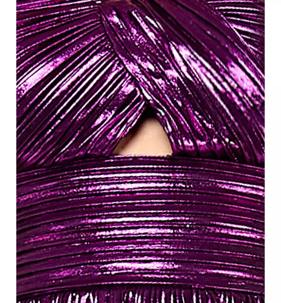 City Studios Juniors' Foil Pleated Mini Dress 5