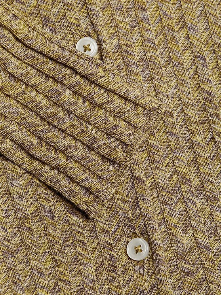 Re/Done Chevron Rib-Knit Cardigan 7
