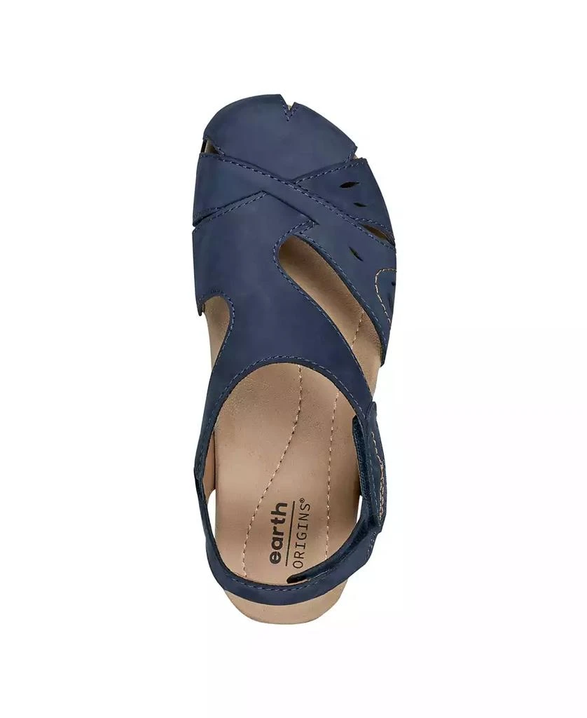 Earth Women's Birdine Cutout Flat Slingback Sandals 4
