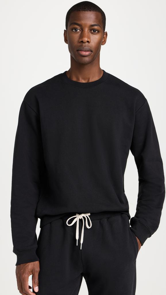 John Elliott Khaki Skeptic Sweatshirt L - Hoodies - BeyondStyle