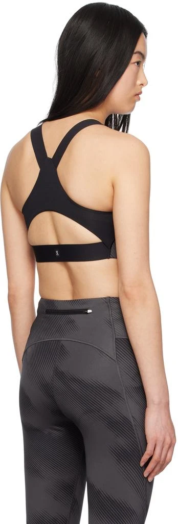 On Gray Performance Graphic Sport Bra 3