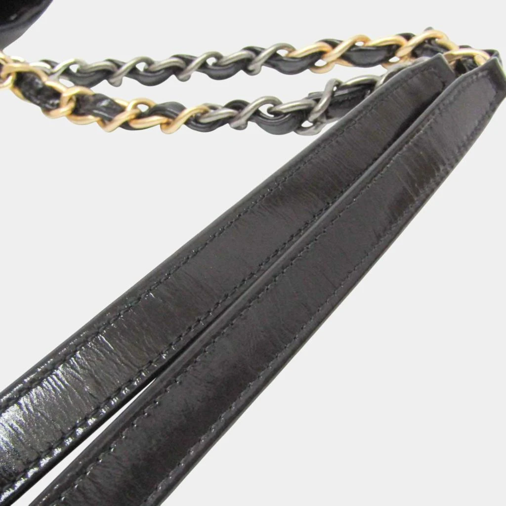 Chanel Chanel Black Leather Chain Tote Bag 3