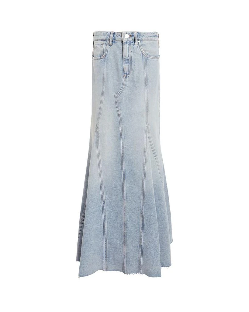 ALL SAINTS Alma Denim Maxi Skirt 8