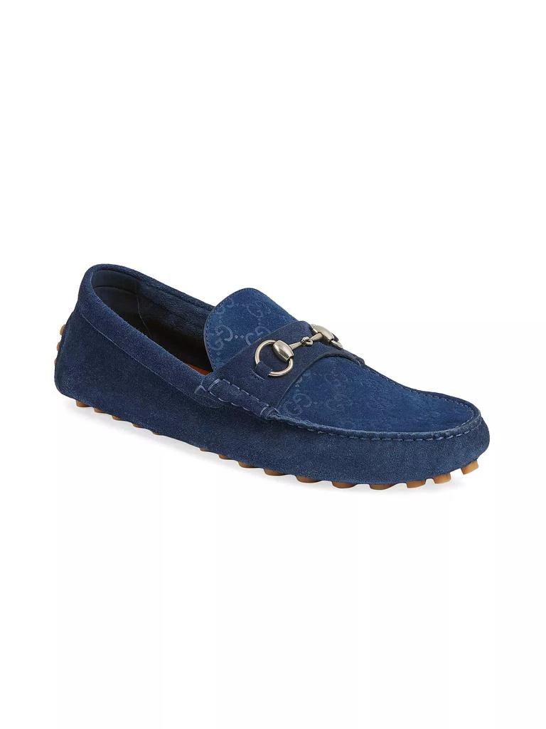 Gucci Byorn Suede Driving Loafers 2