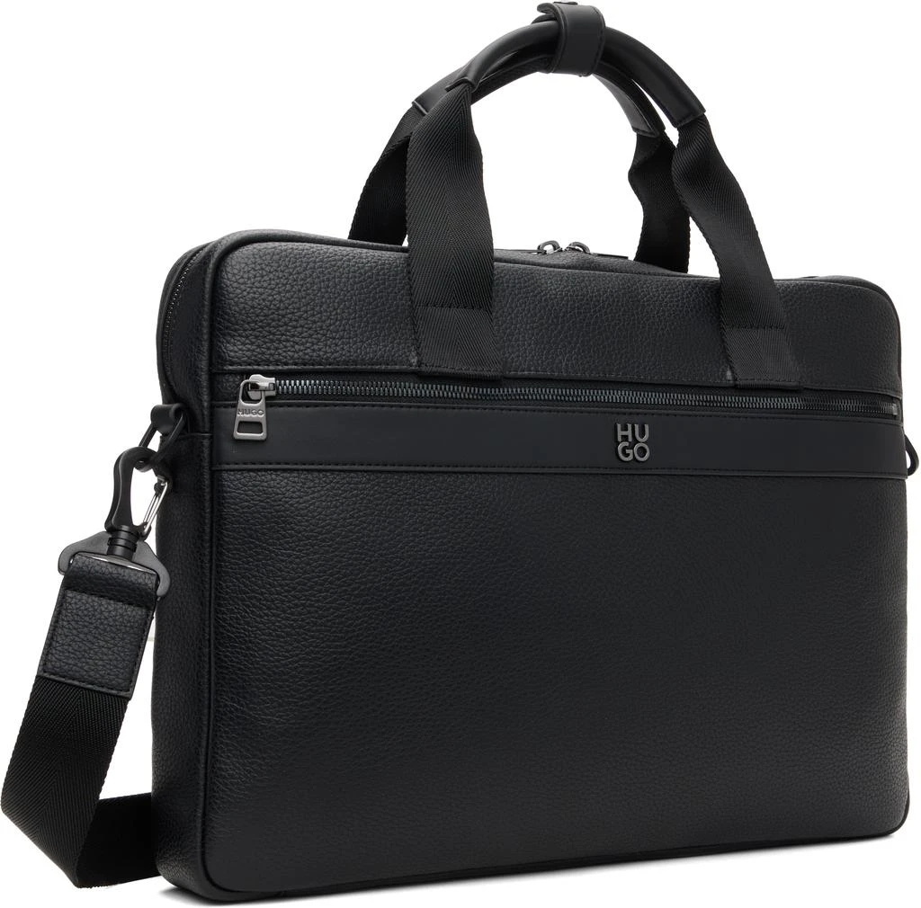 Hugo Boss Black Stacked Logo Document Briefcase 2
