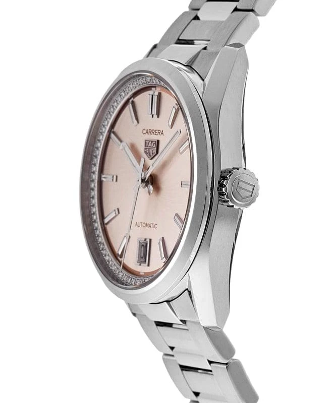 TAG Heuer Tag Heuer Carrera Date Pink Diamond Dial Steel Women's Watch WBN231A.BA0001 3