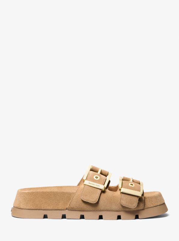 michael_kors Colby Suede Flat Sandal