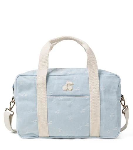 Bonpoint Gigia embroidered denim bag