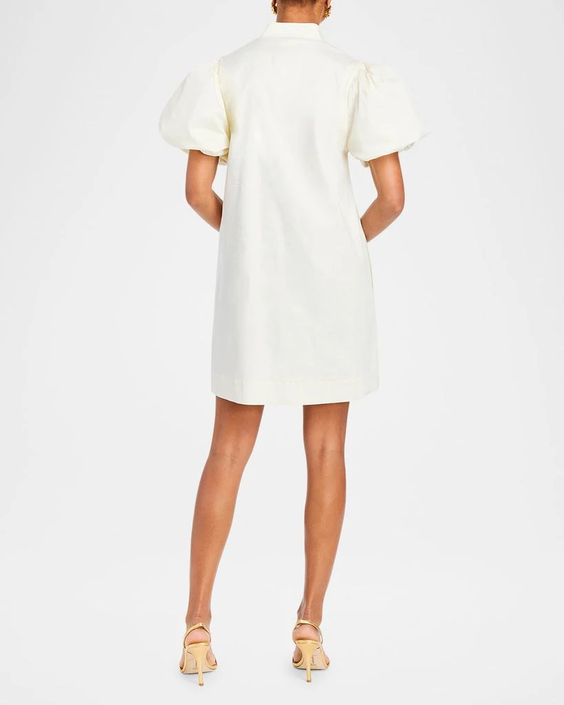 Mestiza New York Elliana Puff-Sleeve Palm Tree Mini Dress 3