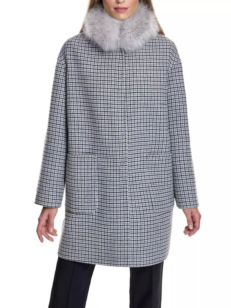 Maximilian Reversible Shearling-Collar Coat 3
