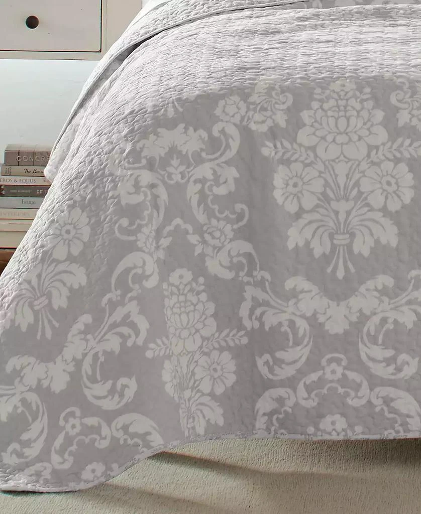 Laura Ashley Venetia Cotton Reversible 3-Pc. Quilt Set 9