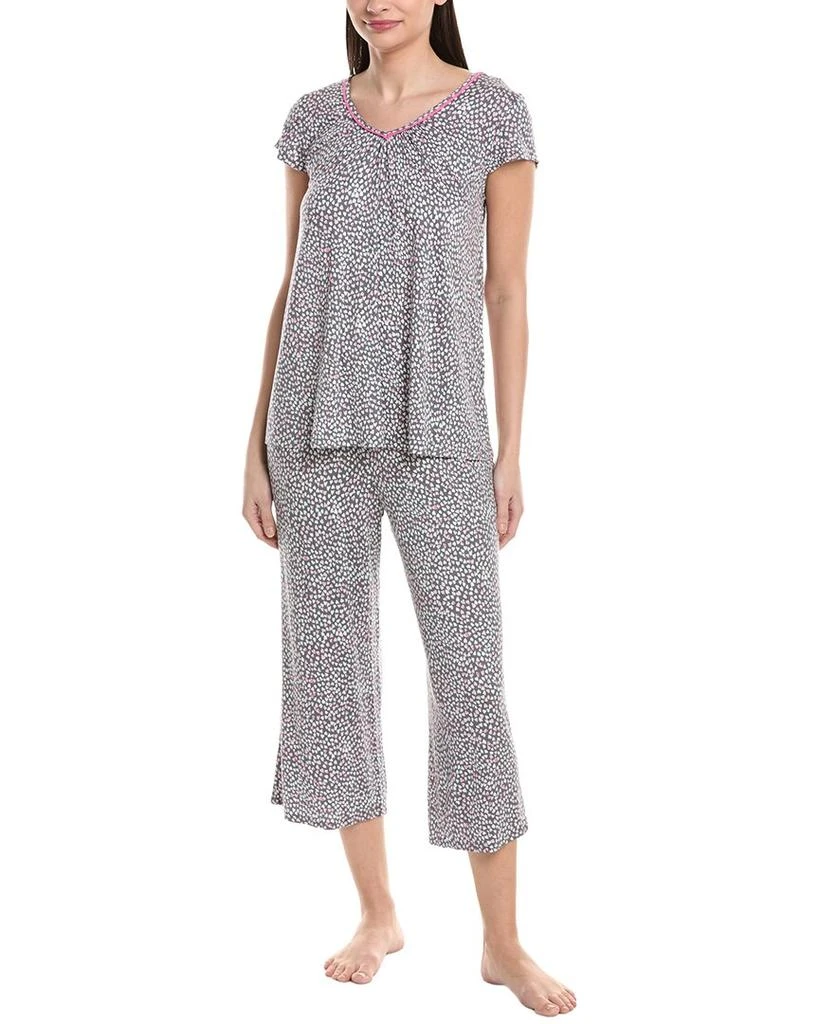 Ellen Tracy 2pc Cap Sleeve Top 
Pant Set