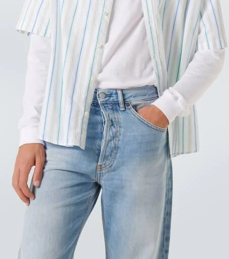 Acne Studios 2021M mid-rise wide-leg jeans 5
