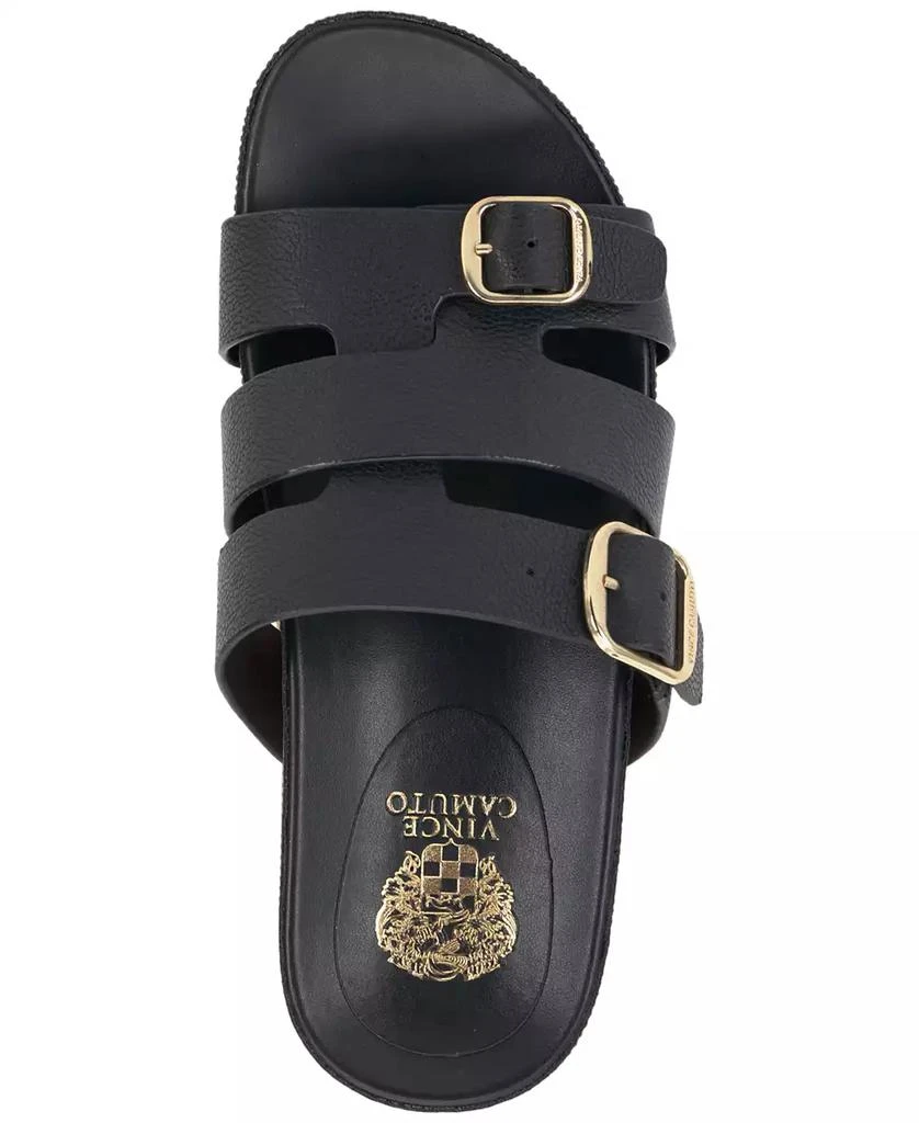 Vince Camuto Freoda Double Buckle Platform Slide Sandals 4