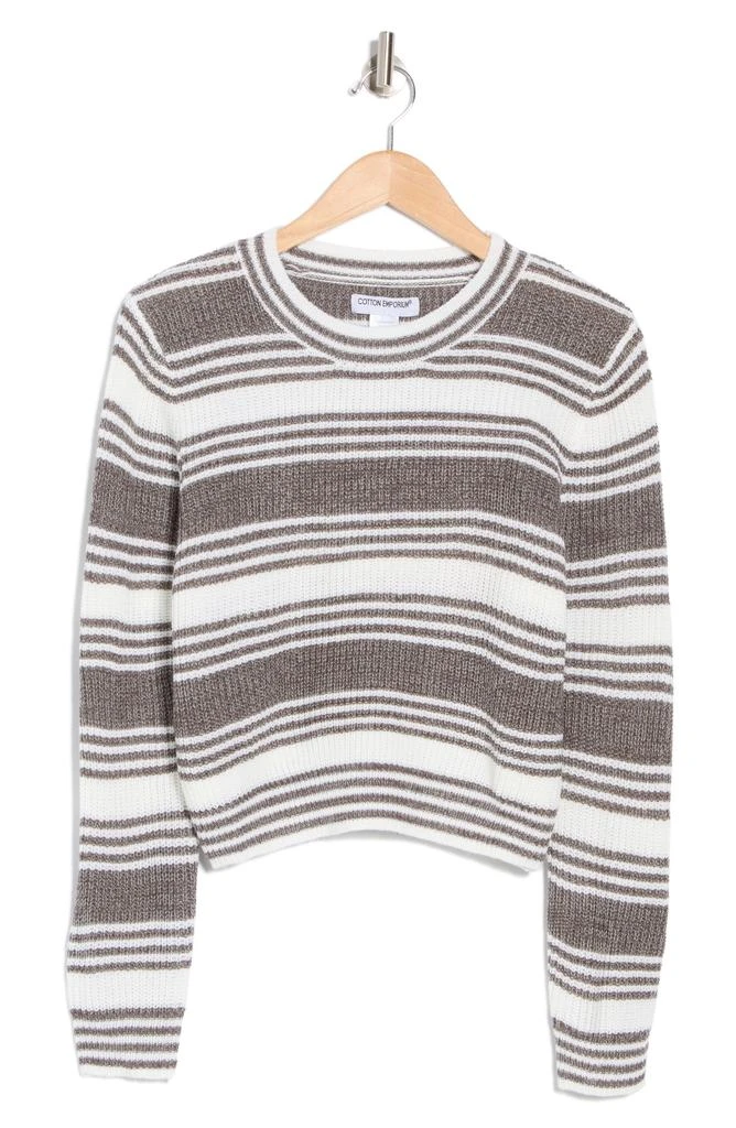 Cotton Emporium Stripe Crop Sweater 3