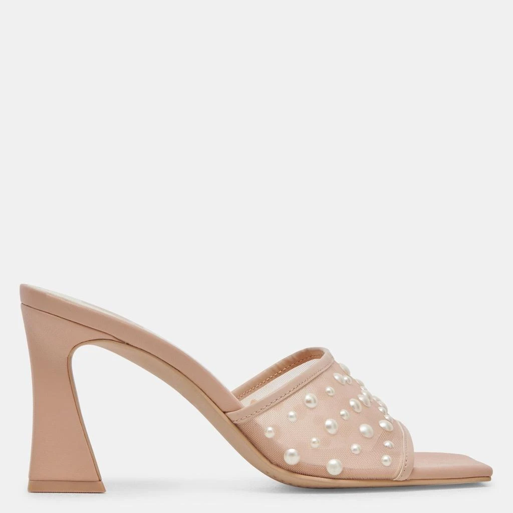 Dolce Vita Narda Pearl Heels Blush Mesh 1