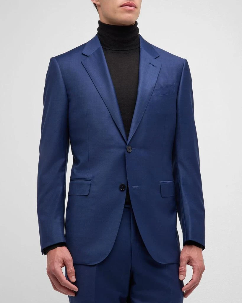 Zegna Men's Trofeo Wool Pindot Suit 6