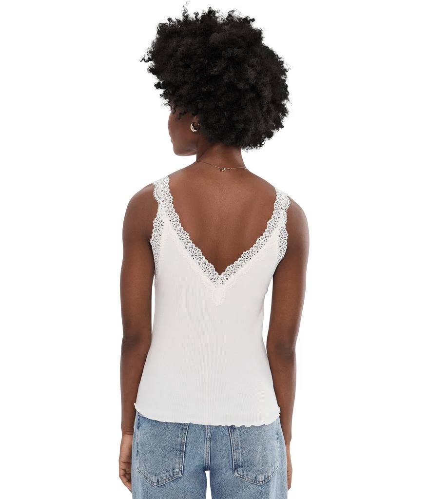 Madewell Lace-Trim Ribbed V-Neck Tank 4