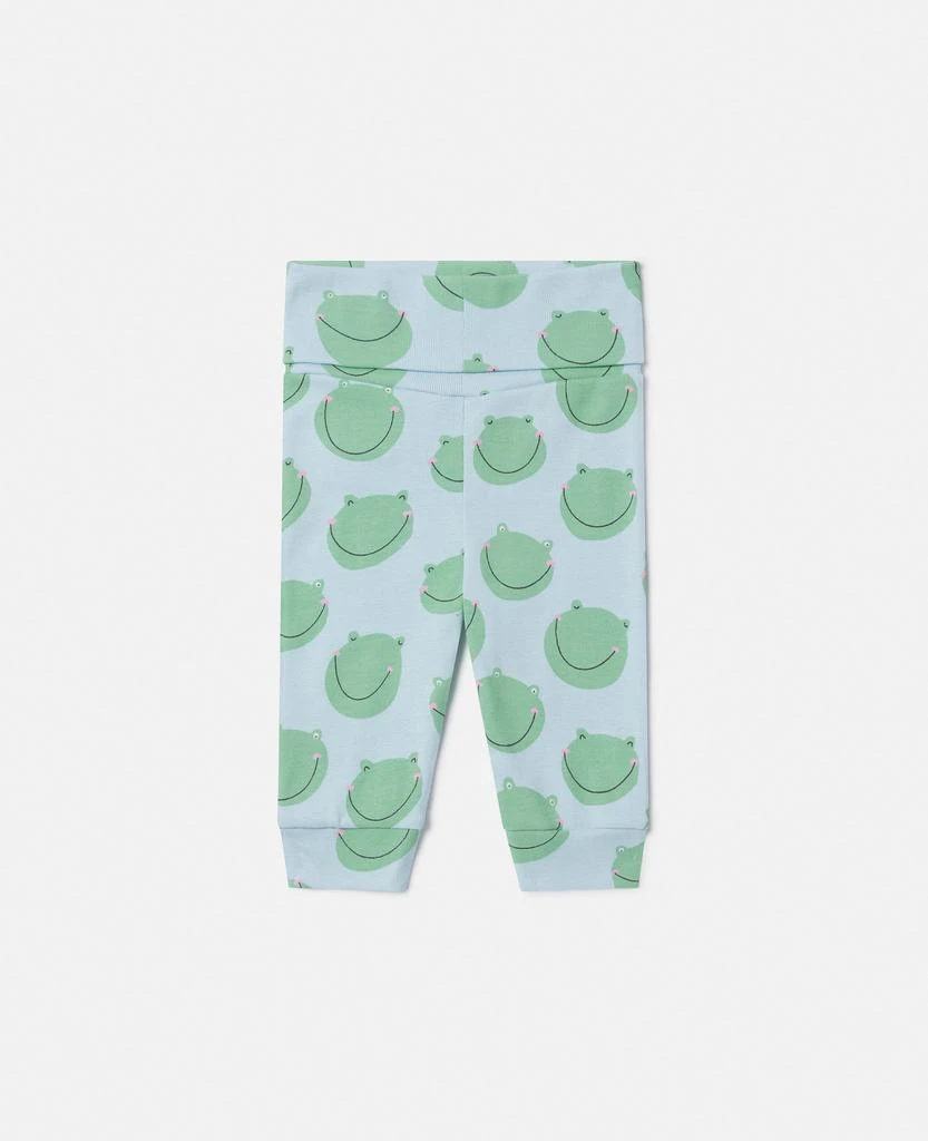 Stella McCartney Stella McCartney - Frog Print Leggings, Blue/Green, Size: 36m 1