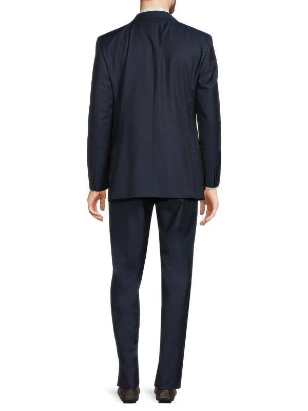 Saks Fifth Avenue Check Wool Two-Button Classic Fit Suit 2