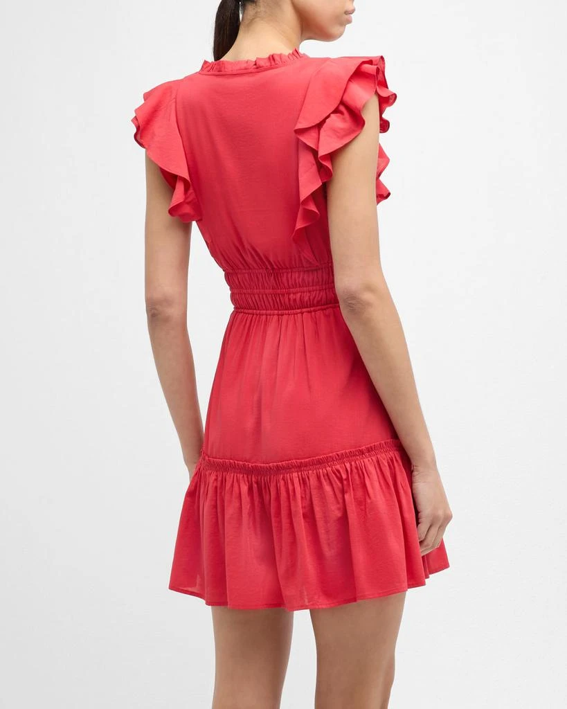 Paige Muriel Knit Ruffle Mini Dress 6