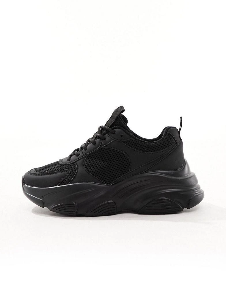 ASOS ASOS DESIGN Drop trainer in black 2