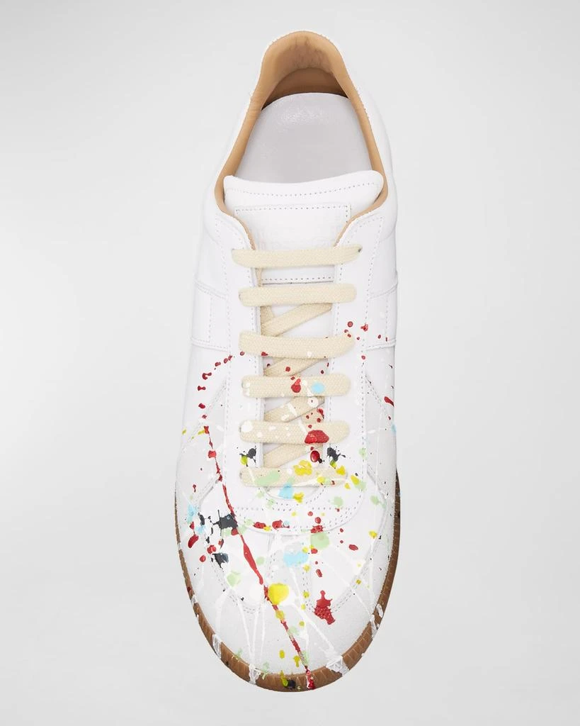 MAISON MARGIELA Men's Replica Paint-Splatter Sneakers 3