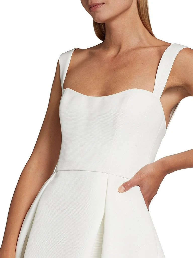 Faille Knee-Length Bridal Dress  On Sale Now with Up to 25% Off | Discover  Exclusive Deals & Savings at BeyondStyle  Authentic Amsale  modern|black-owned or founded|dresses|knee-length|women's|fit &  flare|sleeveless|solid|Women's|sweetheart|women's ...