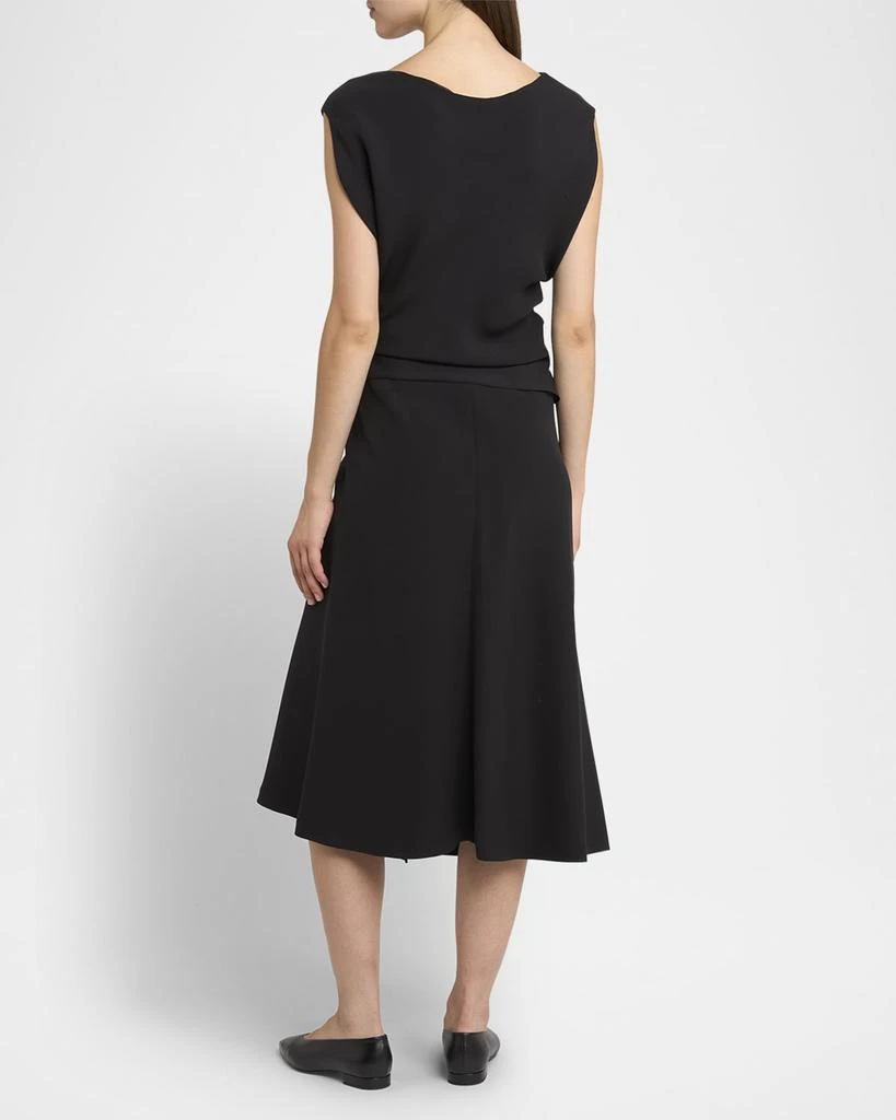 Loro Piana Alida Cady Soraya Silk Skirt 4