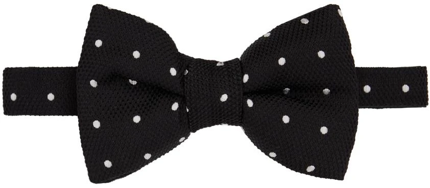 TOM FORD Black Polka Dot Bow Tie 1