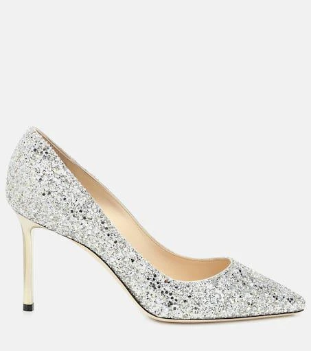 Jimmy Choo Romy 85 glitter pumps 5