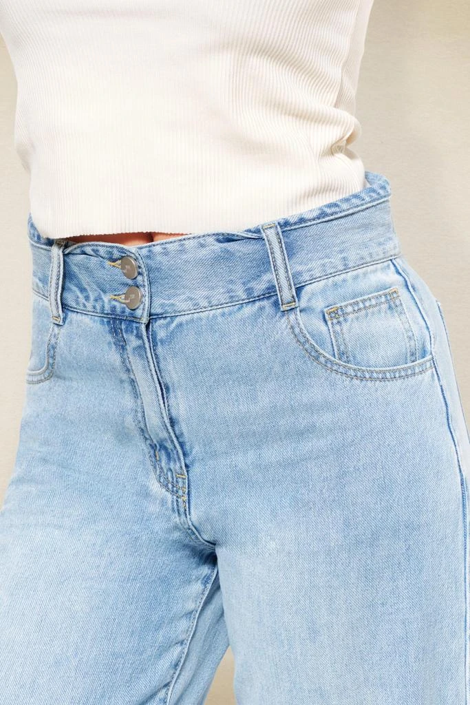 1822 Denim 1822 Denim - Bleach Please Folded Waistband Jeans 3