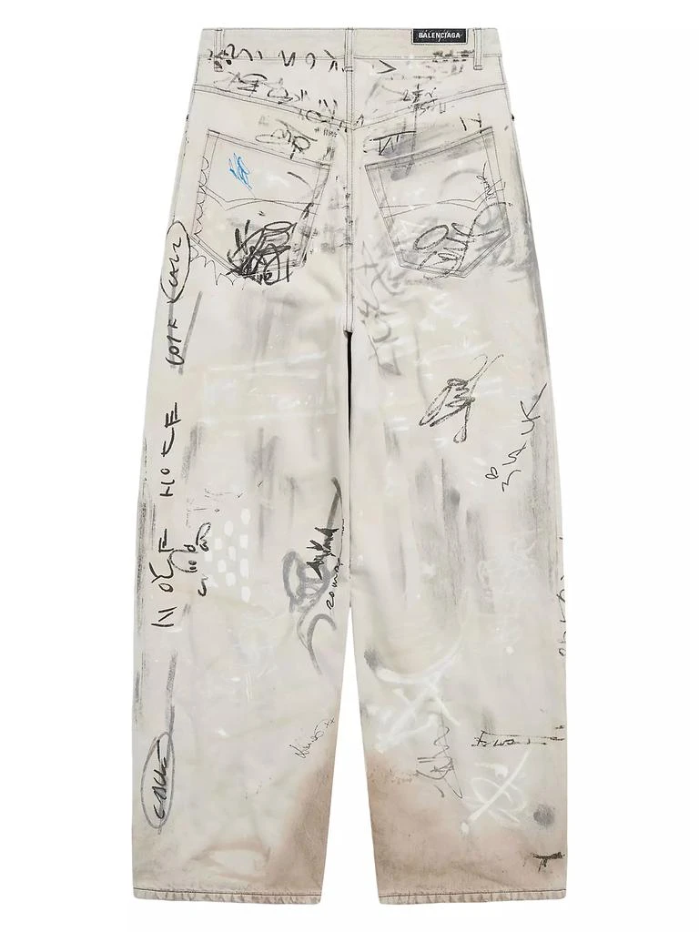 Balenciaga Graffiti Baggy Pants 2