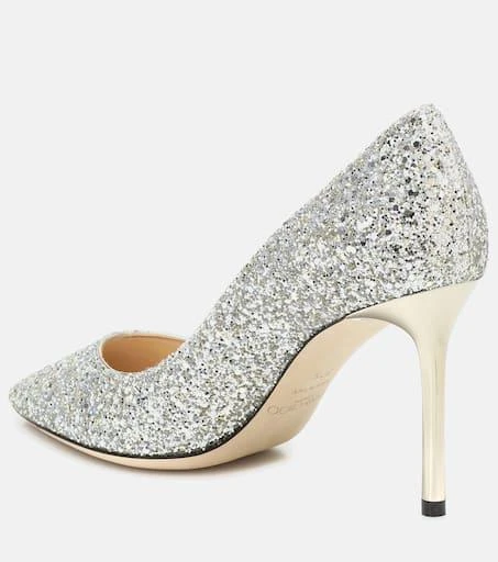 Jimmy Choo Romy 85 glitter pumps 3