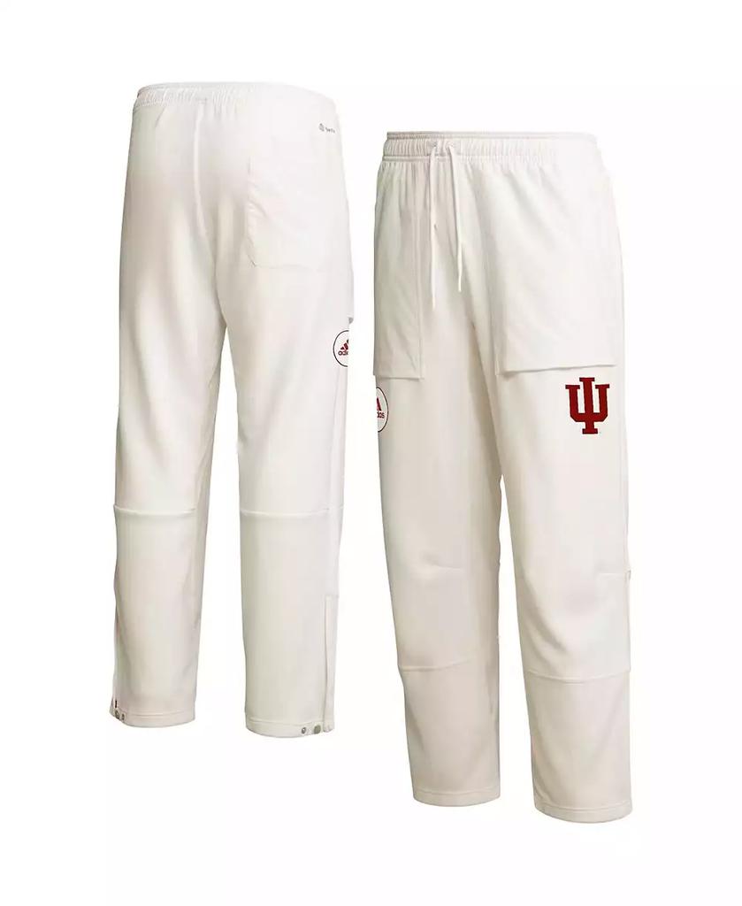 Adidas Men's Cream Indiana Hoosiers AEROREADY Pants