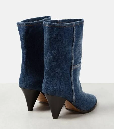 Isabel Marant Rouxa denim ankle boots 3
