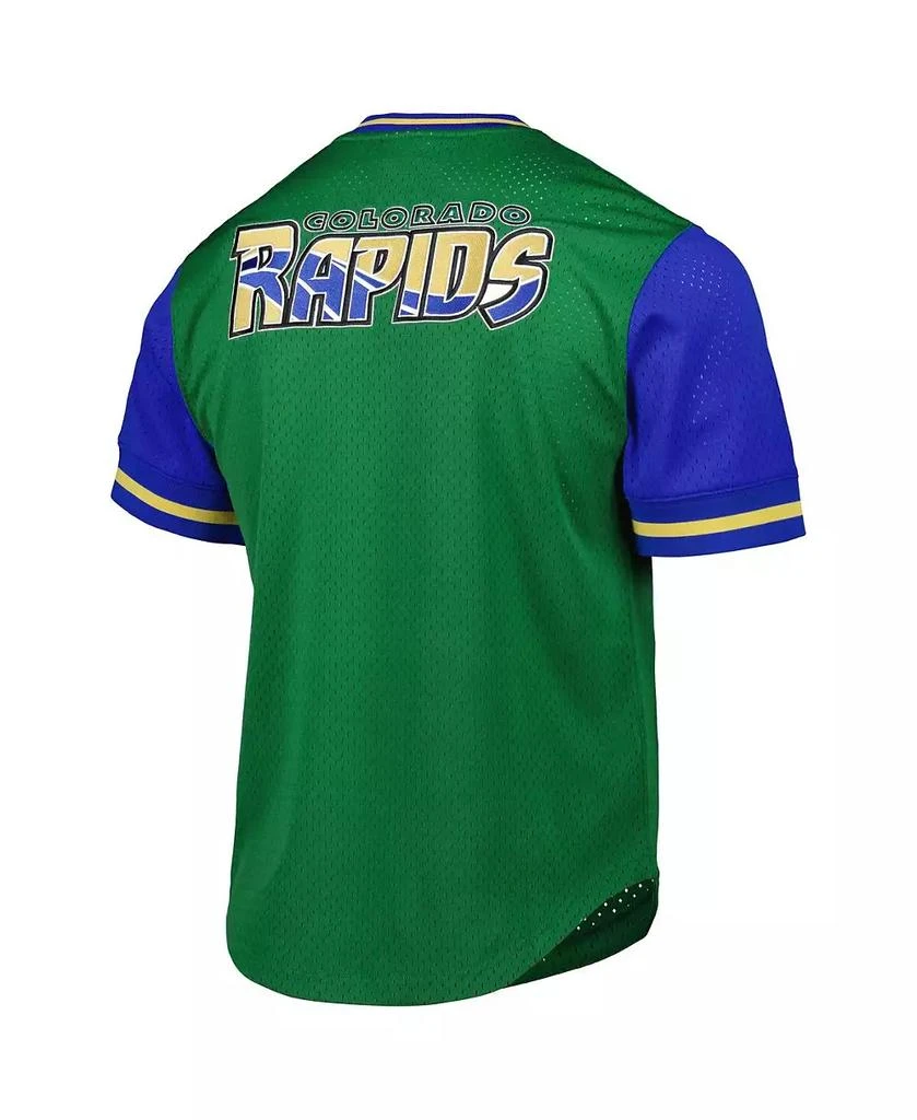 Mitchell & Ness Men's Green Colorado Rapids Mesh V-Neck T-Shirt 3
