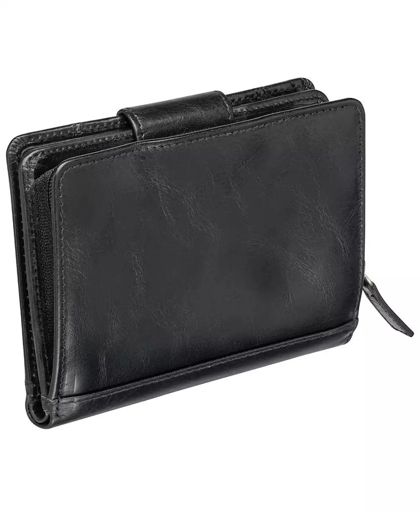 Mancini Leather Goods Men's Casablanca Collection Medium Clutch Wallet 3