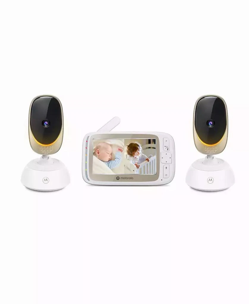 Motorola VM85-2 Connect 5" Remote Pan Video Baby Monitor, 3-Piece Set 2