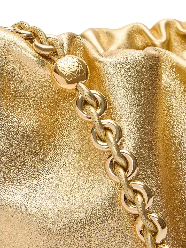 Loewe Medium Flamenco Laminated Leather Shoulder Bag 10