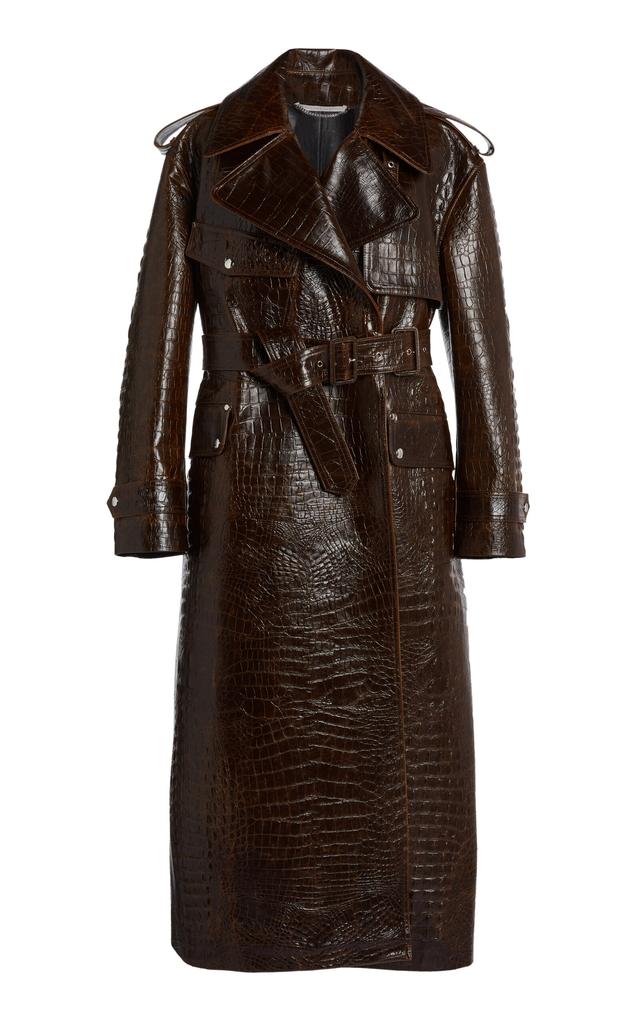 Stella McCartney Python Print Trench Coat - Coats - Save $10