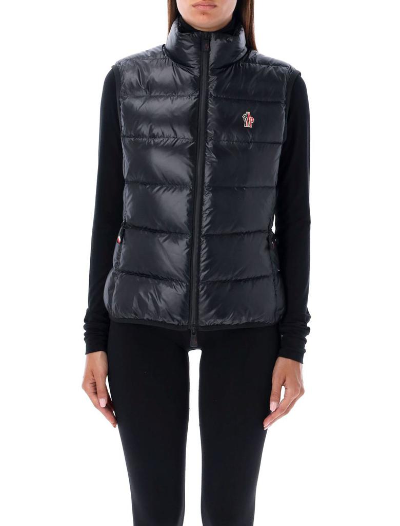 【MONCLER】GRENOBLE DOWN VEST Moncler Grenoble: Brown Paneled Down Vest | SSENSE