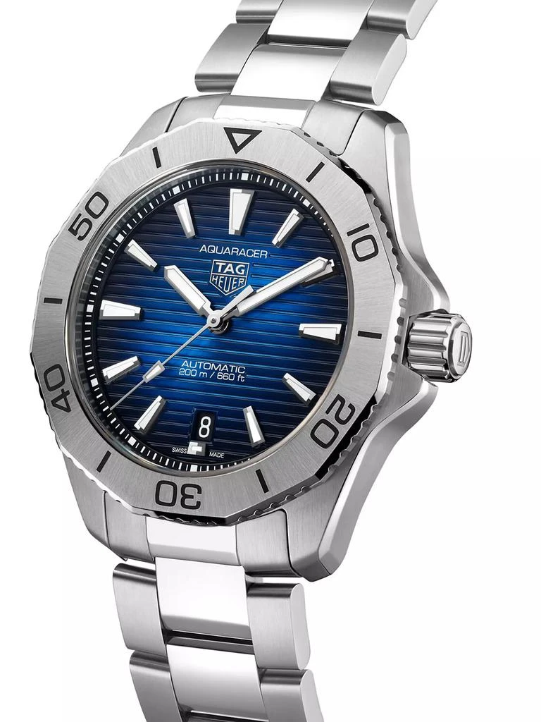 TAG Heuer Aquaracer Stainless Steel, Mother-Of-Pearl & Diamond Sunray Watch 3